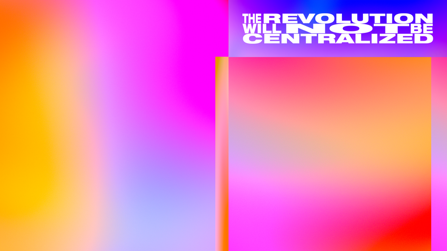 The Revolution will not be Centralized Zoom Background